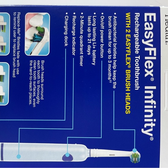 New Easy Flex Infinity Rechargeable Toothbrush - Picture 4 of 6